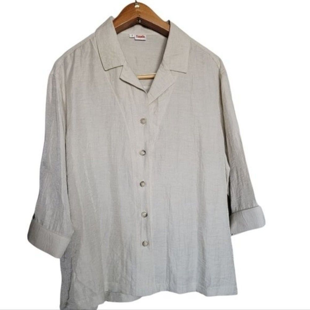Tianello oversized buttoned shirt size small